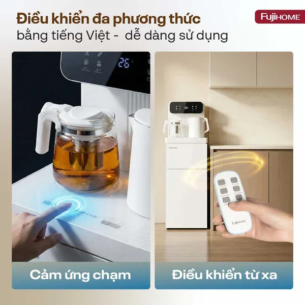 Cây Nước Nóng Lạnh Kết Hợp Bàn Pha Trà Cafe Fujihome TB237N