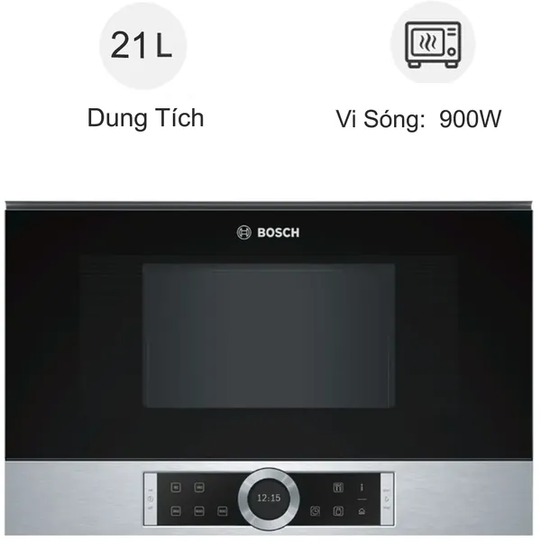 Lò vi sóng Bosch HMH.BFL634GS1B 38CM 21 lít-XOAWEB