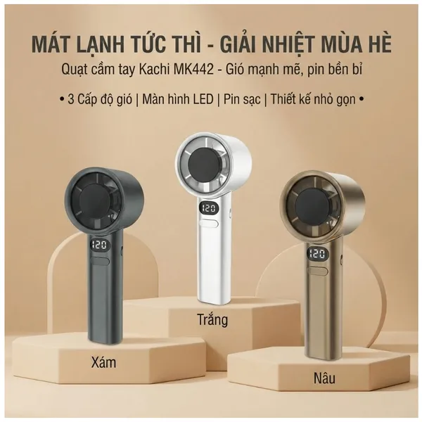 Quạt Cầm Tay Mini Kachi MK442