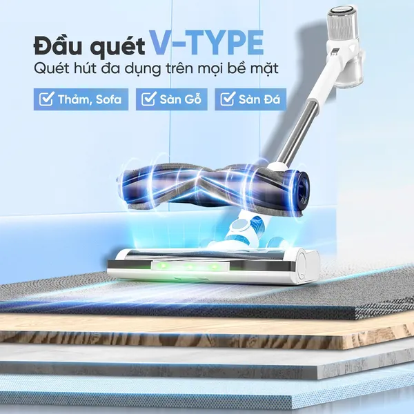 Máy Hút Bụi Không Dây Masuto MSClean (Bản Tiêu Chuẩn)