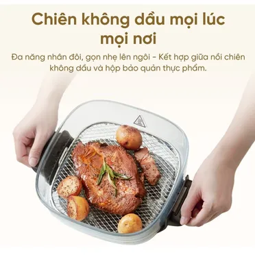 Nồi Chiên Không Dầu 2 Lòng Nồi Dreame Tasti PT60 7