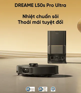 Robot Hút Bụi Lau Nhà Dreame L50s Pro Ultra Màu Đen 8