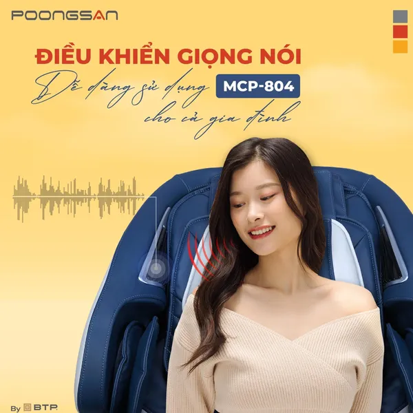 Ghế Massage Cao Cấp Poongsan MCP-804