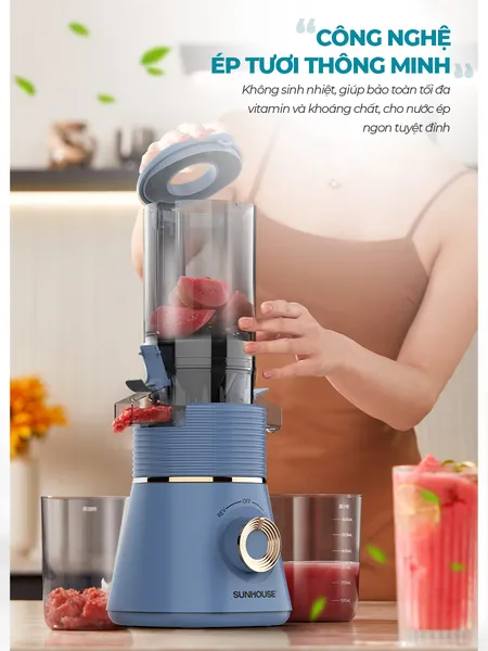 Máy Ép Chậm Sunhouse SHD5518