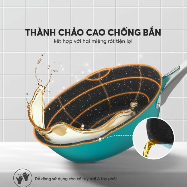 Chảo Chống Dính Full Induction Elmich EL-8107GA Size 26cm