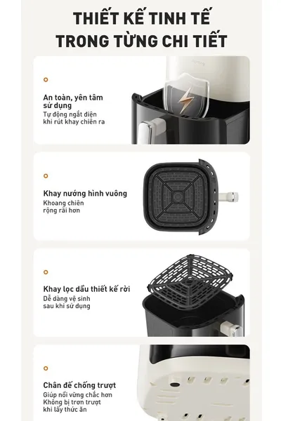 Nồi Chiên Không Dầu Joyoung JAF-565 5.0 Lít