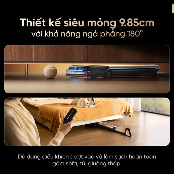 Máy Hút Bụi Lau Nhà Cầm Tay Dreame H16 Pro TriForce