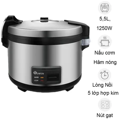 Nồi Cơm Điện Sowun SW6955 5.5 Lít
