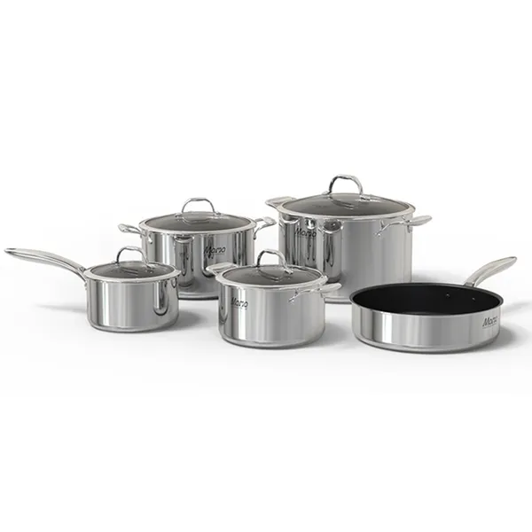 Bộ Nồi Chảo Inox 304 Cao Cấp Đa Lớp Sunhouse SHG700