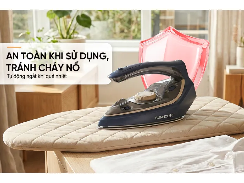 Bàn Ủi Hơi Nước Cầm Tay Sunhouse SHD2172