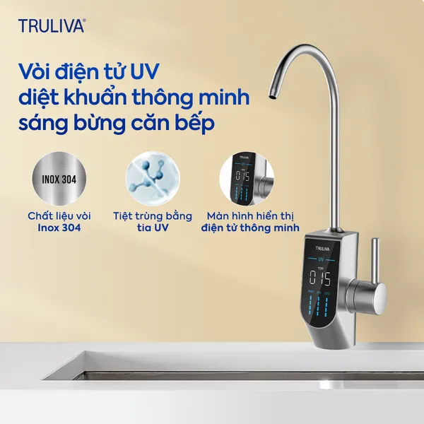 Máy Lọc Nước Âm Tủ Truliva UR5676