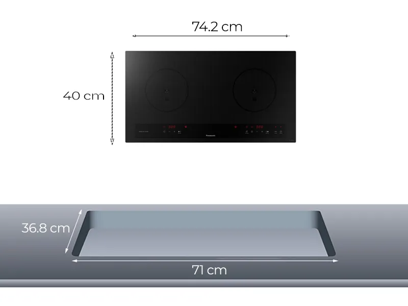 Bếp Điện Từ Panasonic KY-A227EKRA - Nhật Bản