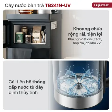 Cây Nước Nóng Lạnh Có Ngăn Khử Khuẩn UV Fujihome TB241N-UV 6