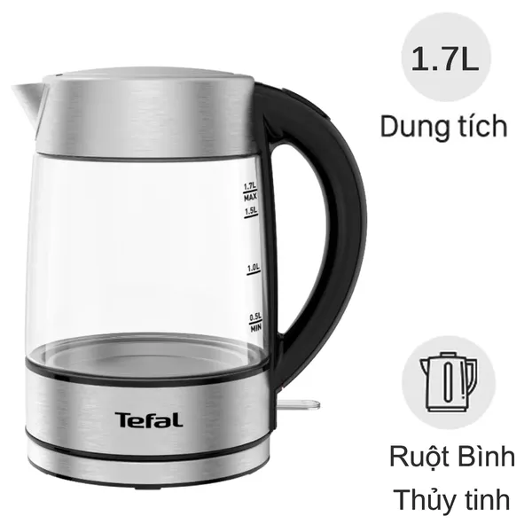 Bình Đun Siêu Tốc Tefal KI772D38 1.7 Lít