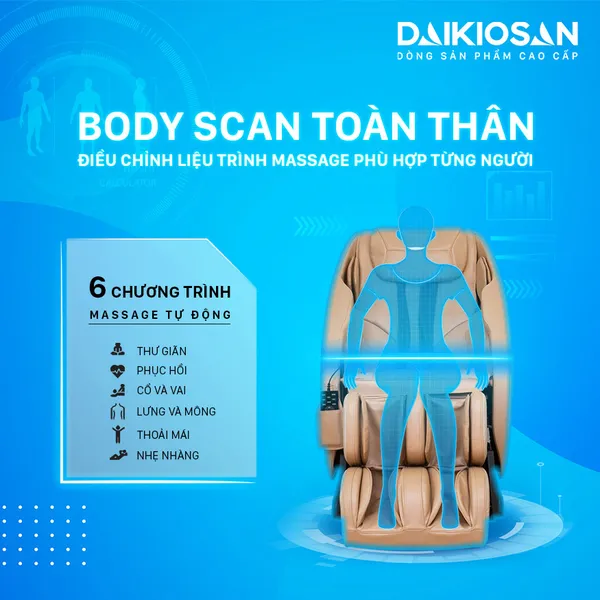 Ghế massage Daikiosan DKGM-10001
