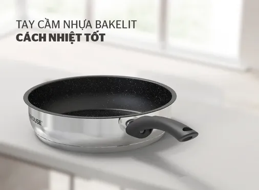 Chảo Inox 5 Đáy Sunhouse IN24M4 0