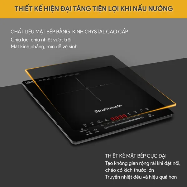 Bếp Từ Đơn Bluestone ICB-6731 2000W (Tặng Kèm Nồi)