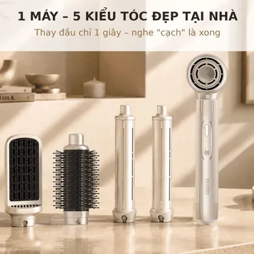 Máy Sấy Tóc Tạo Kiểu Đa Năng 5 in 1 Paveden SIGNATURE PHD-136PG 1