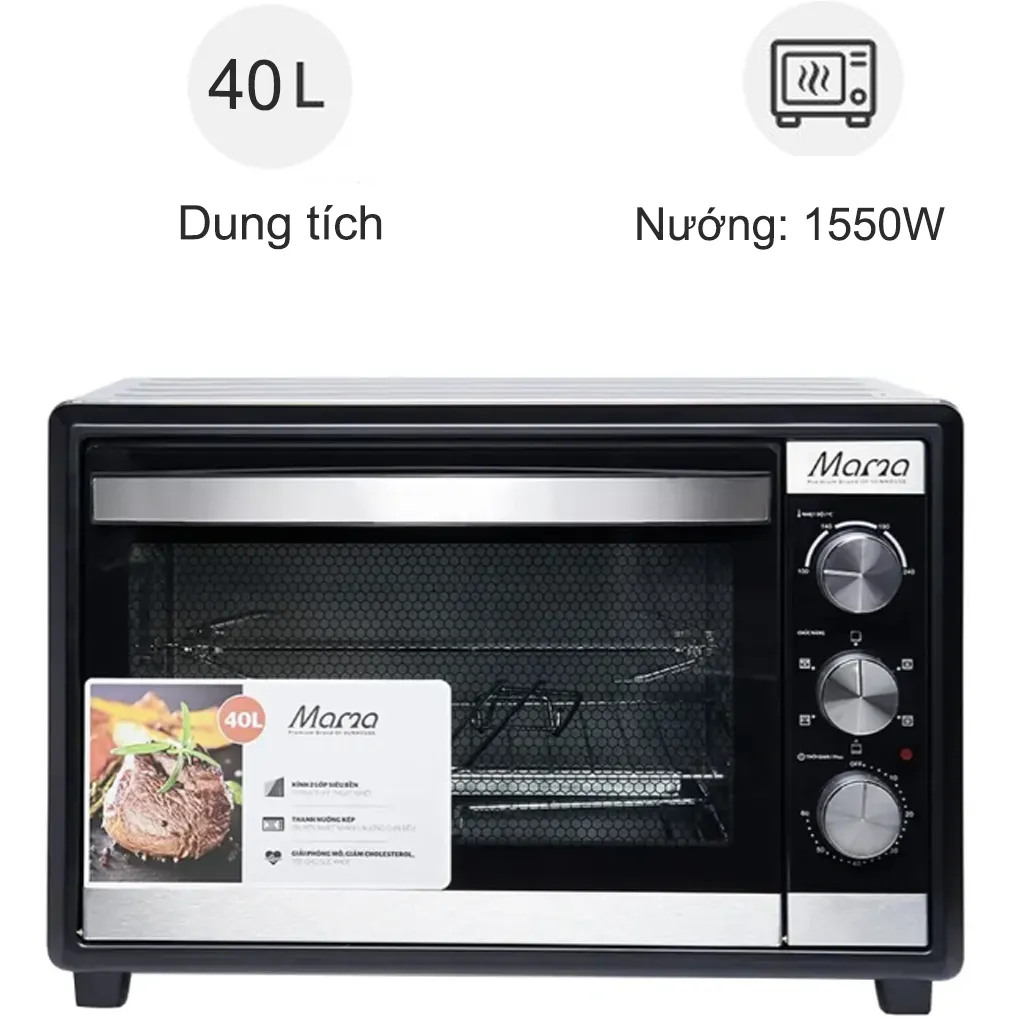 L&ograve; nướng MAMA SHD4240S 40L 40 l&iacute;t
