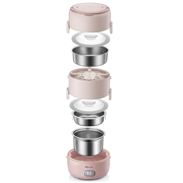 Hộp Cơm Điện Cầm Tay Bear DFH-B20S6 2 Lít - Hàng Quốc Tế - Bản Tiếng Anh