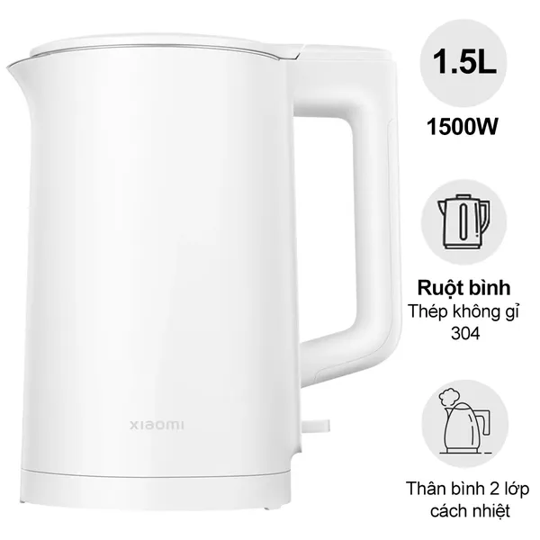 Ấm Đun Nước Xiaomi Electric Kettle 2 Lite EU (BHR9036EU) 1.5 Lít