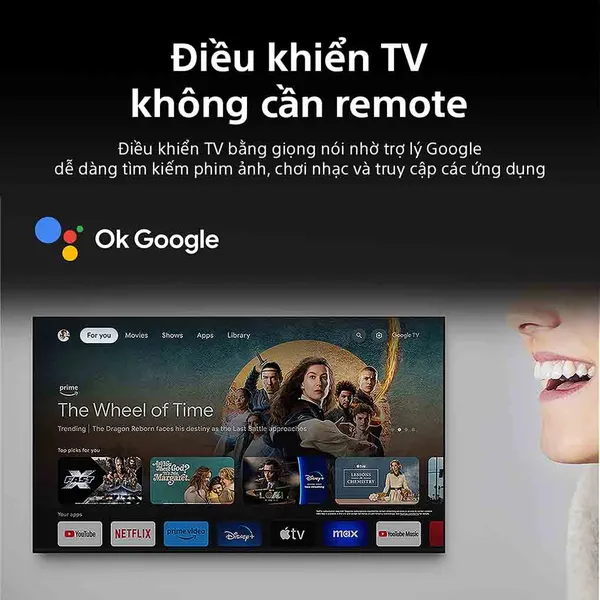 Google Tivi Mini LED (QLED) Sony 4K 75 Inch BRAVIA 9 K-75XR90