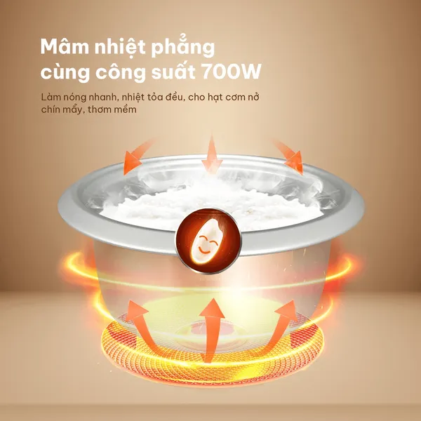 Nồi Cơm Điện Comet CM8020 1.8 Lít