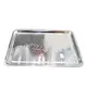 Mâm Inox hình Chữ Nhật 50X35 CM- HAPPY LIFE