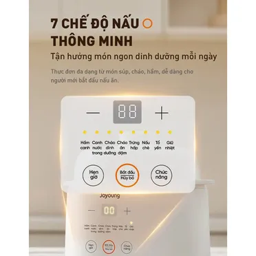 Nồi Nấu Chậm Cho Bé Ăn Dặm Joyoung JSC-107 1.0 Lít 10