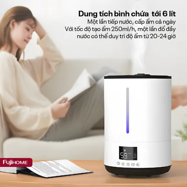 Máy Phun Sương Tạo Ẩm Xông Tinh Dầu Fujihome HM06E 5