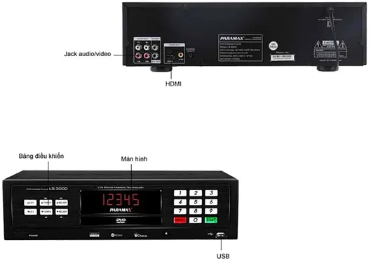 Đầu Karaoke Paramax LS5000 (ổ cứng 3TB-2018) 2