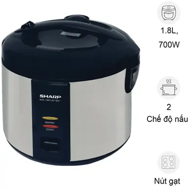 Nồi Cơm Điện Sharp KS-19TJV "ST" 1.8 Lít