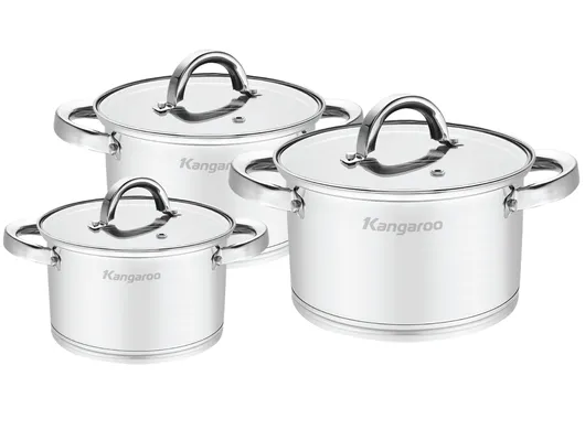 Bộ Nồi Inox Kangaroo KG2IP3S