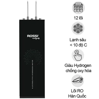 Máy Lọc Nước RO Nóng Nguội Lạnh Rossi Hydrogen E TA-112HS1 - 12 Lõi