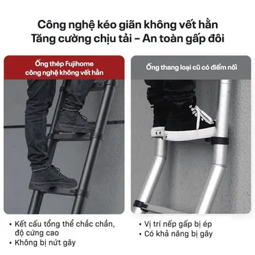 Thang Rút Đơn Thép Carbon Fujihome STL39 1