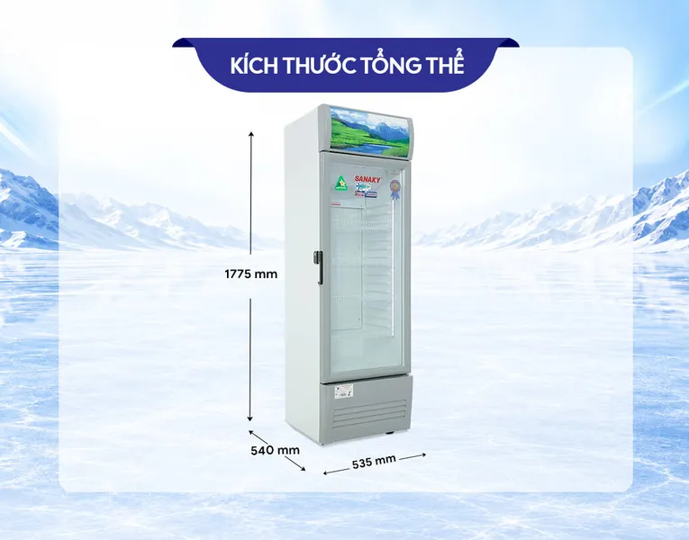 Tủ Mát Sanaky Inverter 200 Lít VH-258K3L