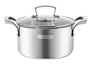 Bộ Nồi Inox Liền Khối Elmich Premium EL3100 Size 18,20,24 Quánh 16cm