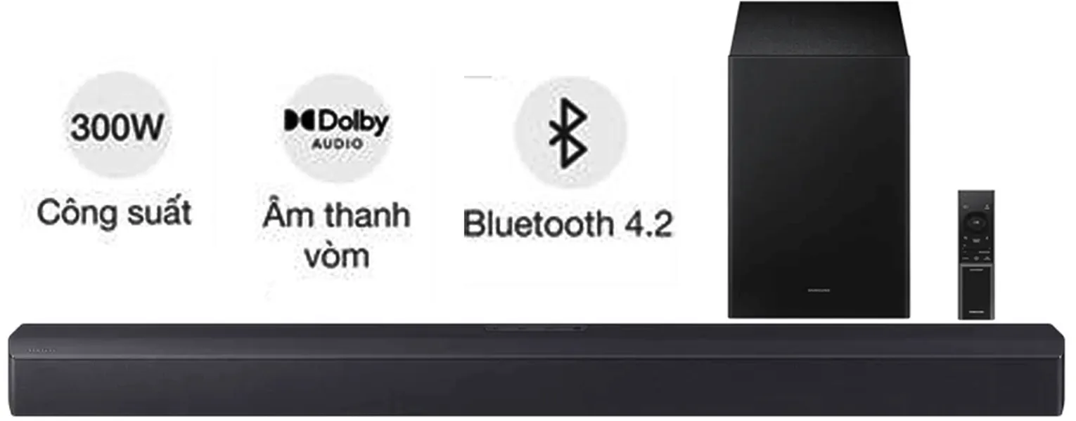 Bộ Loa Thanh Samsung HW-B450F/XV 300W