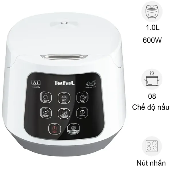 Nồi Cơm Điện Tử Tefal Easy Rice Compact RK730168 1 Lít