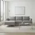 Sofa L (Góc Phải) Lion F1191 Xám Nhạt