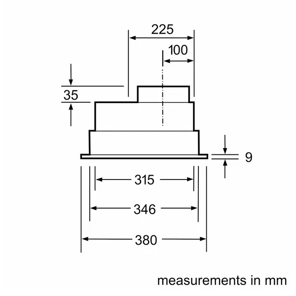 Máy Hút Mùi Âm Tủ Bosch DHL755BM Series 6