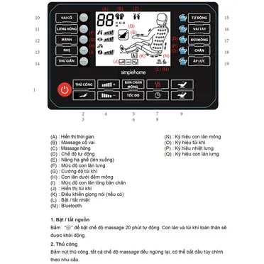 Ghế Massage Simplehome 898-A19 2