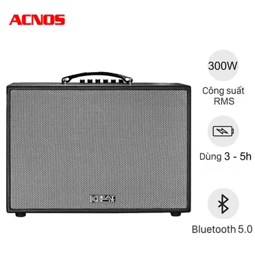 Loa Karaoke mini xách tay ACNOS CS250PU (Đen)