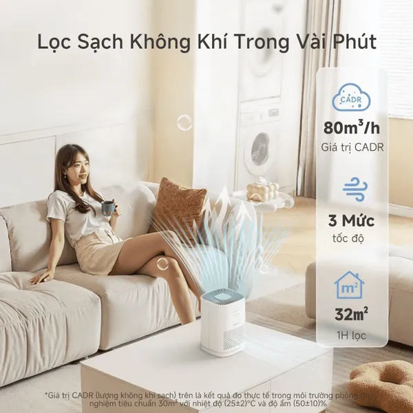 Máy Lọc Không Khí Simplus KQJH008WH00