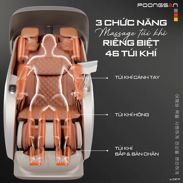Ghế Massage Cao Cấp Poongsan MCP-906