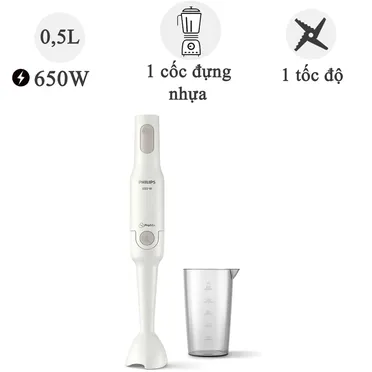 Máy xay sinh tố cầm tay Philips HR2531/00 650W