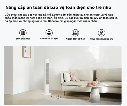 Quạt Xiaomi Smart Tower Fan 2 EU (BHR8846EU) 5