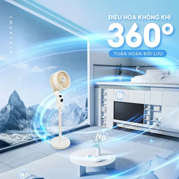 Quạt Đứng Điều Khiển Bằng Giọng Nói Masuto MSSmartAir