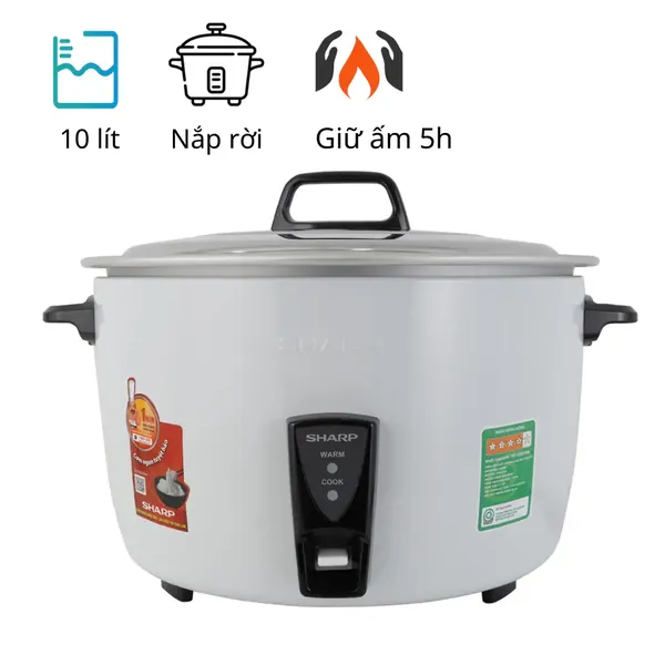 Nồi Cơm Điện Sharp KSH-D1010V 10 Lít