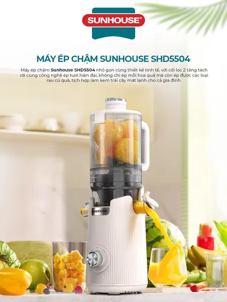 Máy Ép Chậm Sunhouse SHD5504